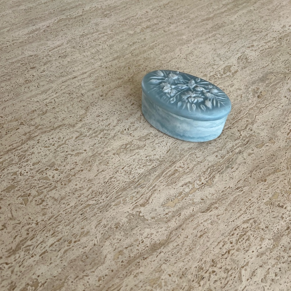Vintage Stone Storage Box